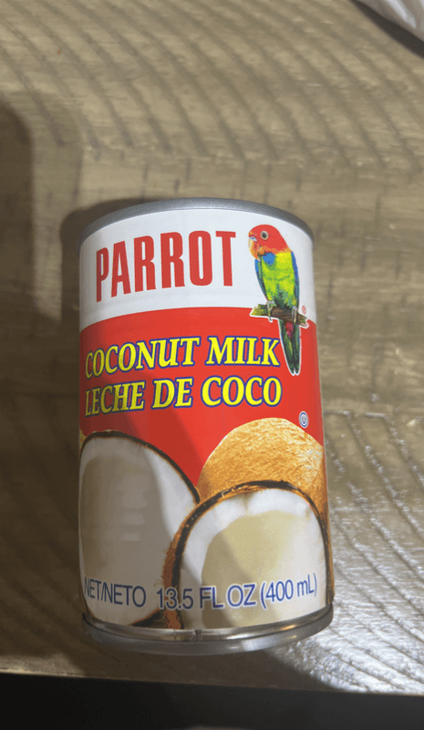 Parrot Coconut Milk Leche De Coco