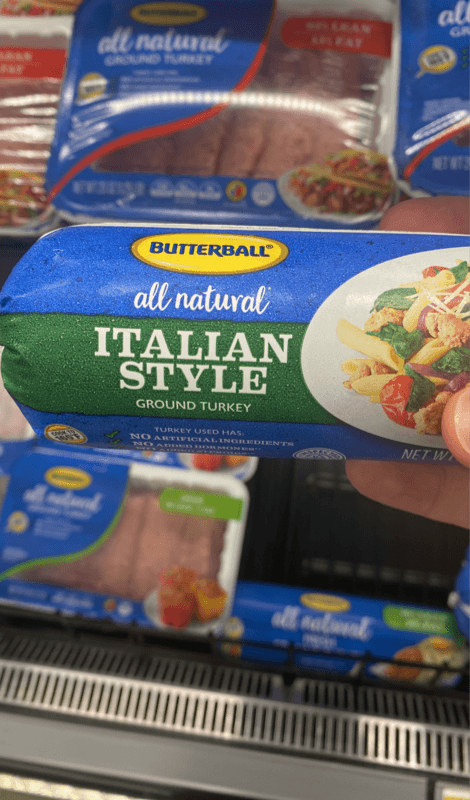 Butterball All Natural Italian Style Ground Turkey