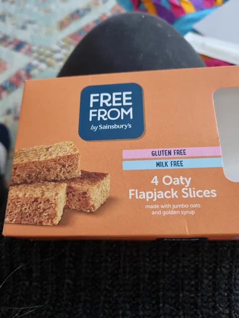 Sainsbury'S Free From 4 Oaty Flapjack