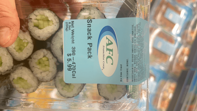 Afc Franchise Corp. Snack
