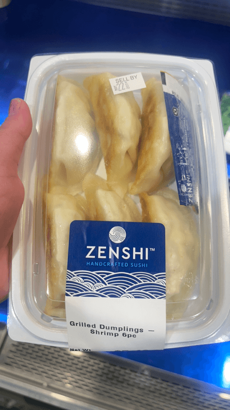 Zenshi Grilled Dumplings Shrimp