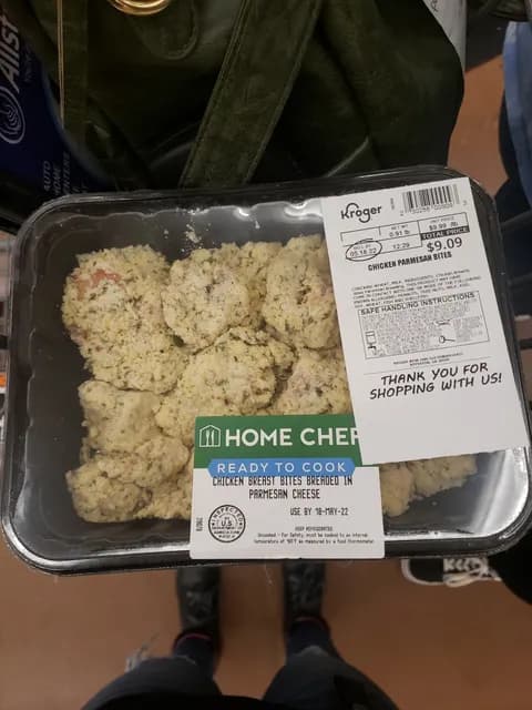 Home Chef Chicken Breast Bites Breaded In Parmesan Cheese