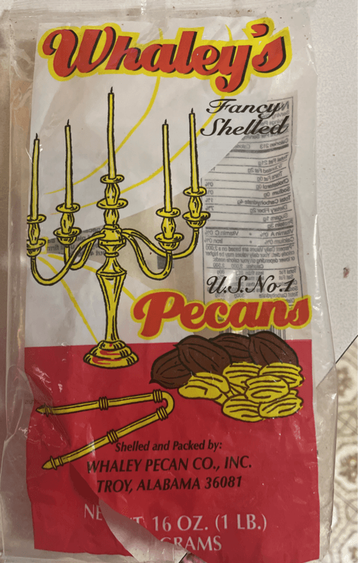 Whaley'S Fancy Shelled Pecans