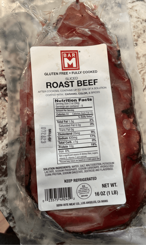 Bar M Roast Beef