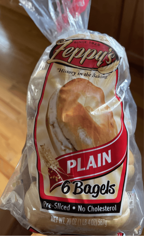 Zeppy'S Pre-Sliced Plain Bagels