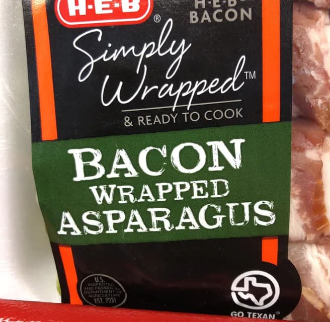 H-E-B Bacon Wrapped Asparagus