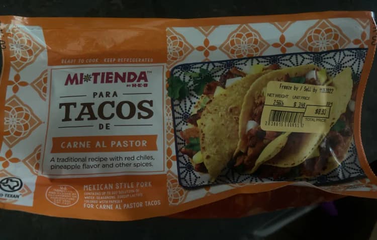 H-E-B Mi Tienda Mexican Style Pork For Carne Al Pastor Tacos