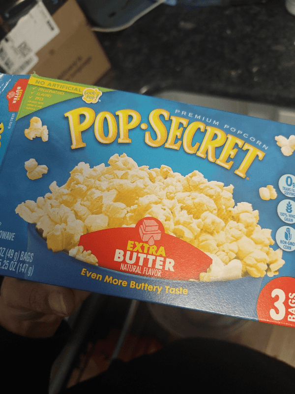 Pop-Secret Extra Butter Natural Flavor Premium Popcorn