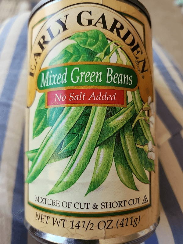 Early Garden No Salt Added Mixed Green Beans