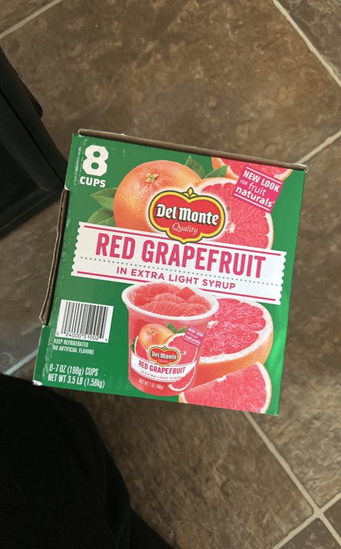 Del Monte Quality Red Grapefruit In Extra Light Syrup