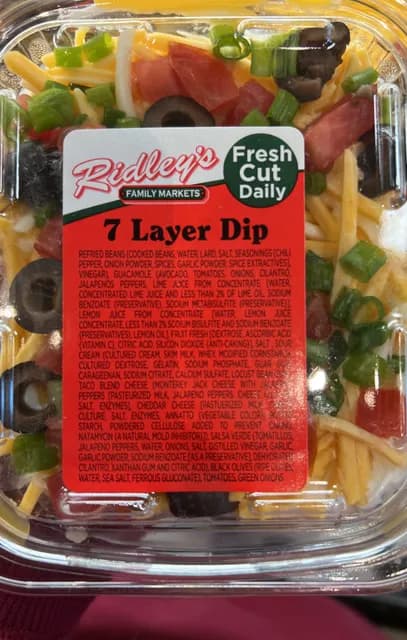 Ridley'S Family Market 7 Layer Dip
