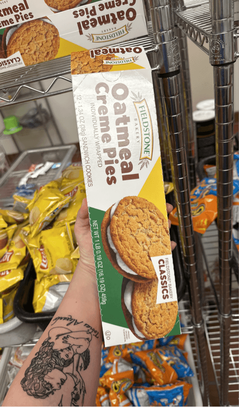 Fieldstone Oatmeal Creme Pies Sandwich Cookies