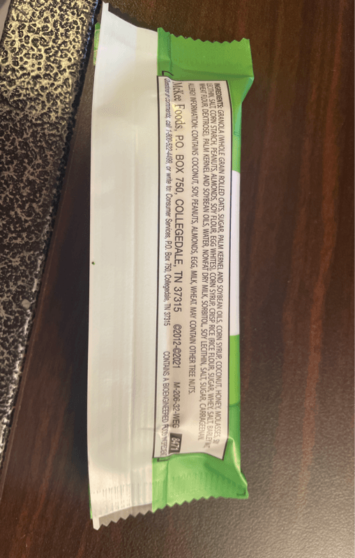 Sunbelt Bakery Oats & Honey Chewy Granola Bar