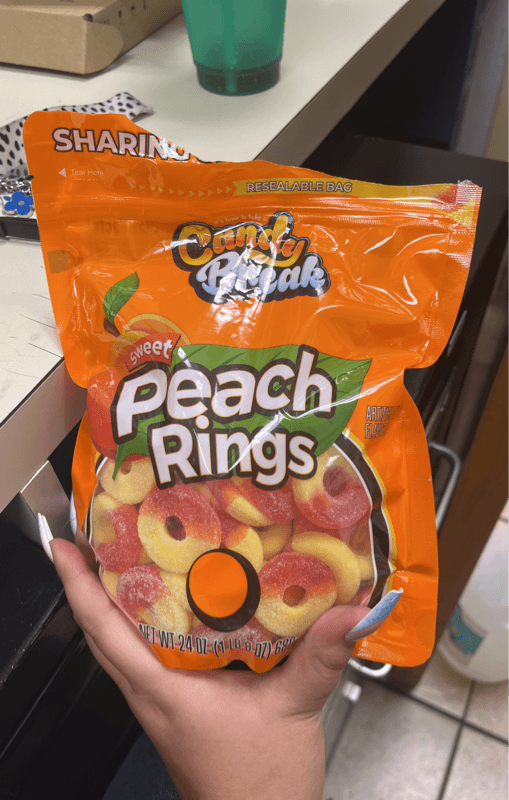 Candy Break Sweet Peach Rings