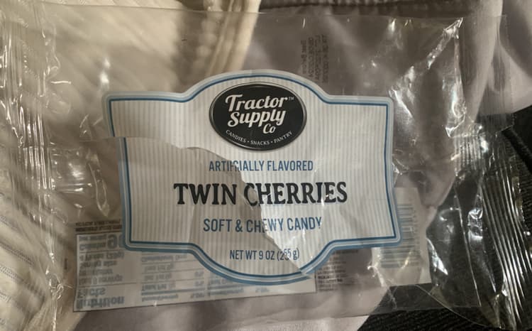 Tractor Supply Co. Twin Cherries Soft & Chewy Candy