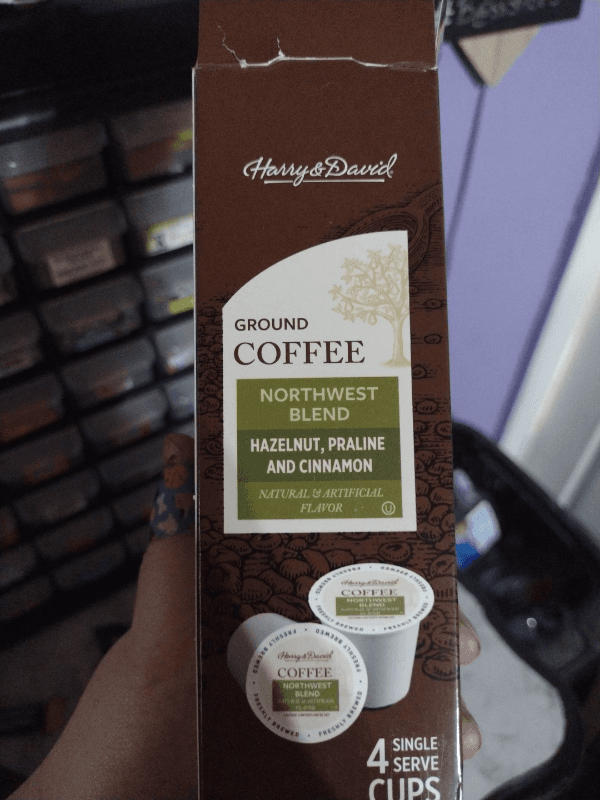 Harry & David Ground Coffee Northwest Blend Hazelnut, Praline And Cinnamon