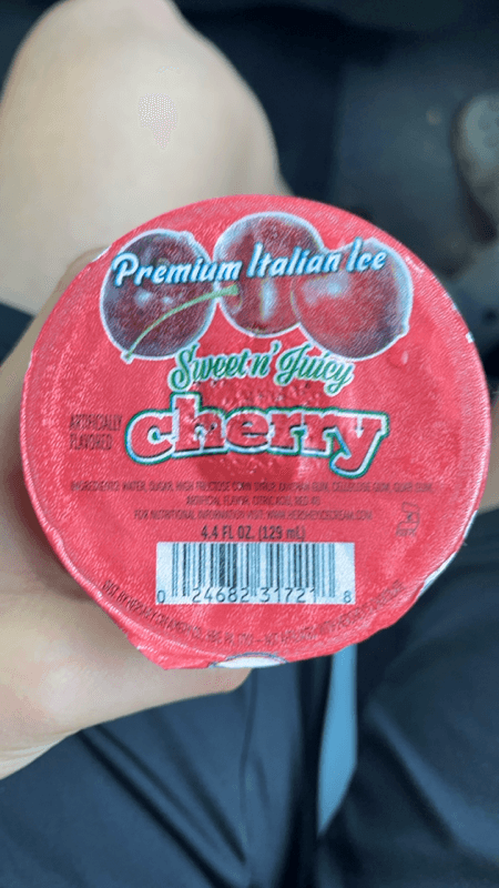 Premium Italian Ice Sweet N' Juicy Cherry