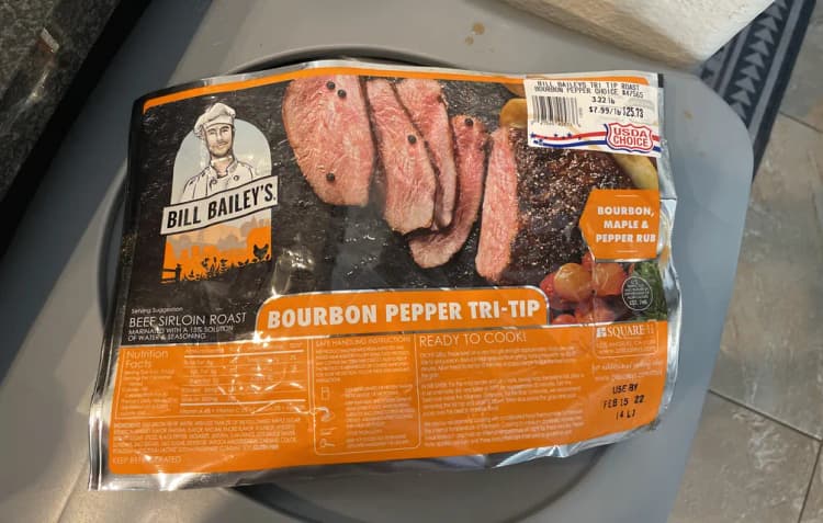 Bill Bailey'S Beef Sirloin Roast Bourbon Pepper Tri-Tip