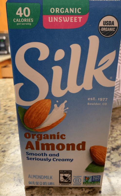 Silk Organic Unsweet Almondmilk