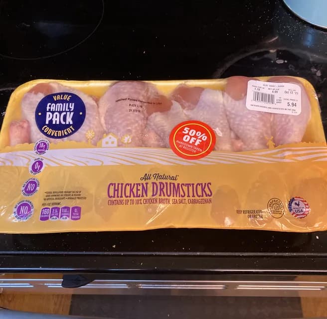 Aldi All Natural Chicken Drumsticks