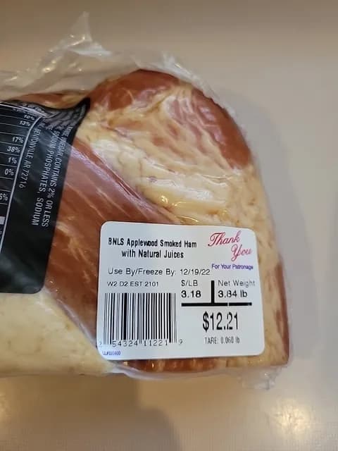 Bnls Applewood Smoked Ham With Natural Juices