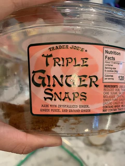 Is it Dairy Free? Trader Joe's Triple Ginger Snaps