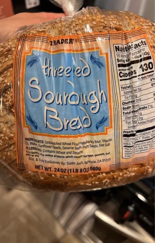 Trader Joe'S Three Seed Sourdough Bread