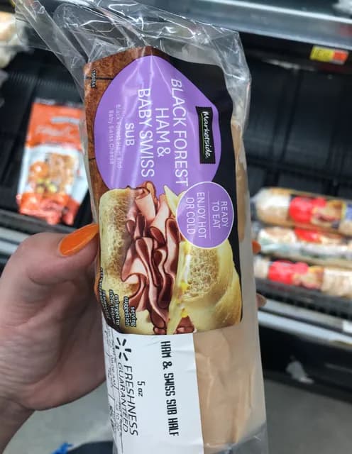 Marketside Black Forest Ham & Baby Swiss Sub