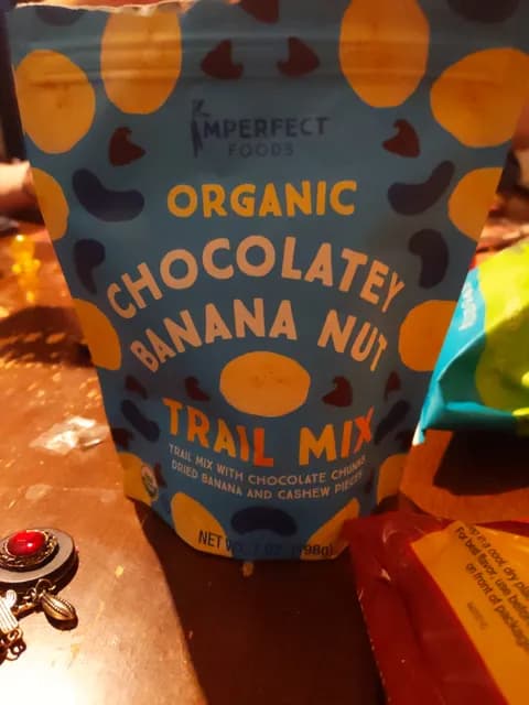 Imperfect Foods Organic Chocolatey Banana Nut Trail Mix