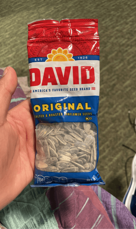 David Original Salted & Roasted Sunflower Seeds