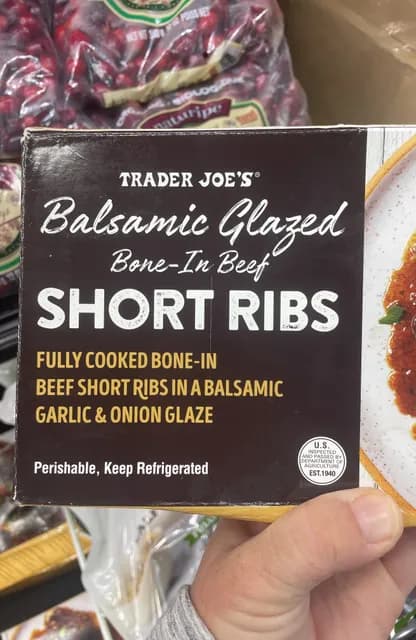 Trader Joe'S Balsamic Glazed Bone-In Beef Short Ribs