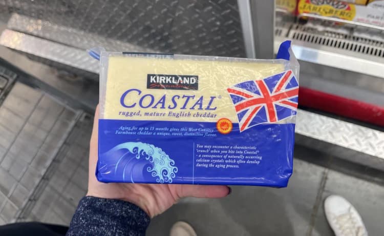 Kirkland Coastal Cheddar Cheese