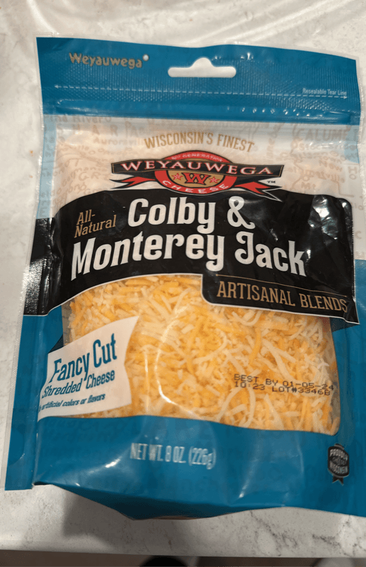 Weyauwega Colby & Monterey Jack Fancy Cut Shredded Cheese