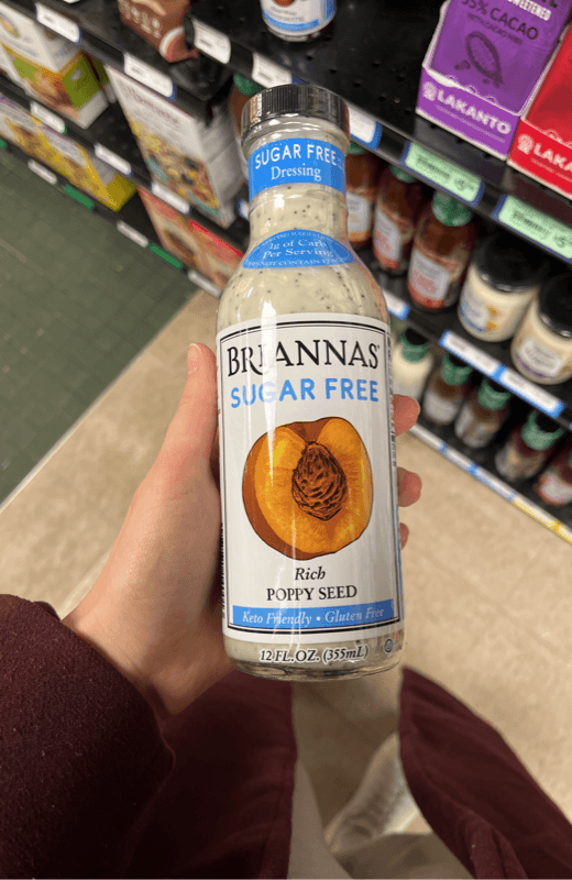 Briannas Sugar Free Rich Poppy Seed Dressing