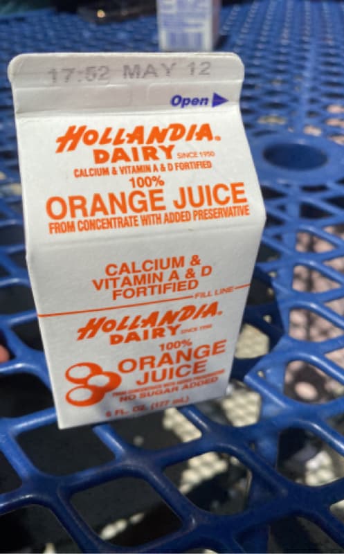 Hollandia Dairy 100% Orange Juice