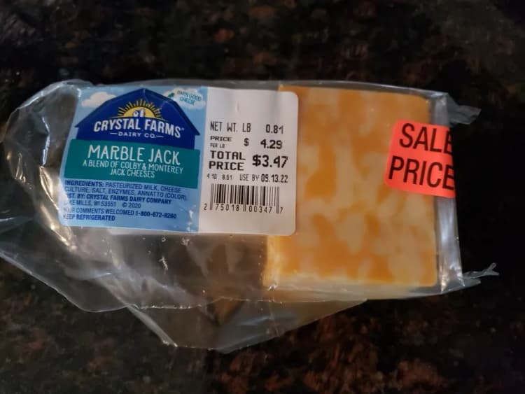 Crystal Farms Dairy Co. Marble Jack