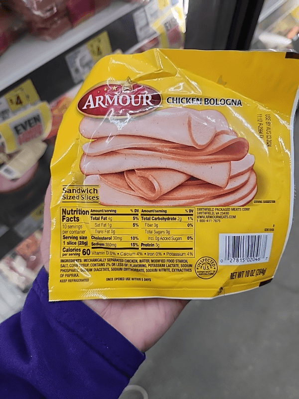 Armour Chicken Bologna