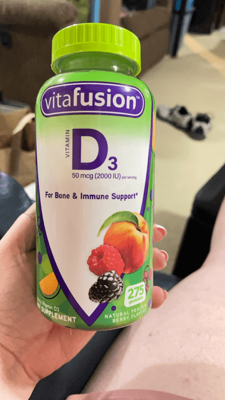 Vitafusion Vitamin D3 Peach & Berry Flavor - 275 Gummies