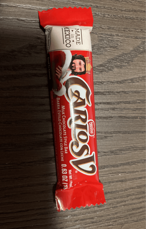 Nestle Carlos V Milk Chocolate Style Bar