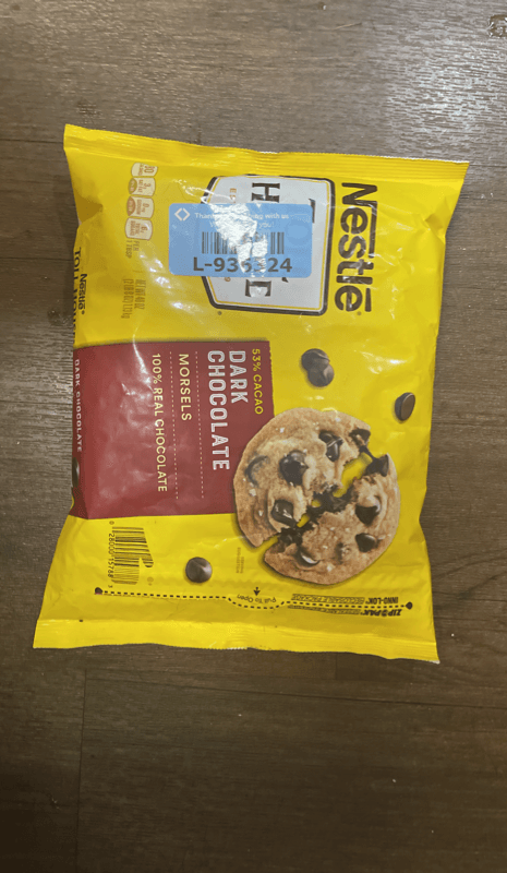 Nestle Toll House Dark Chocolate Chip Morsels
