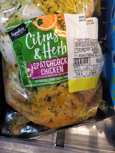 Signature Select Citrus & Herb Spatchcock Chicken