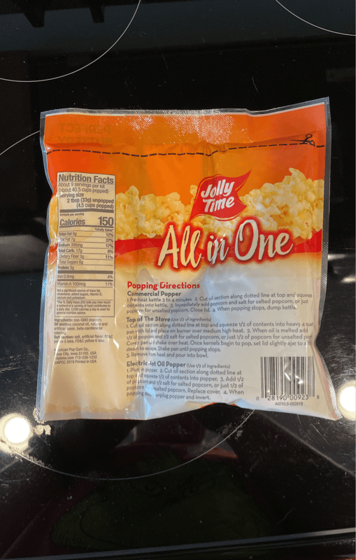 Jolly Time All In One Popcorn Kit For. Kettle