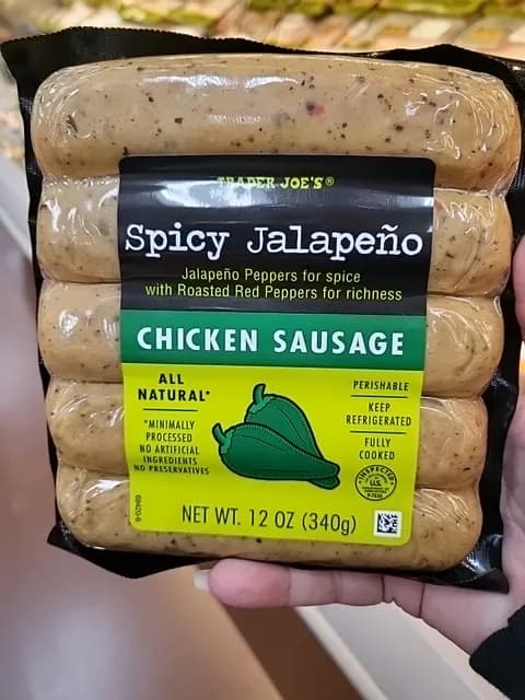 Trader Joe's Spicy Jalapeño Chicken Sausage