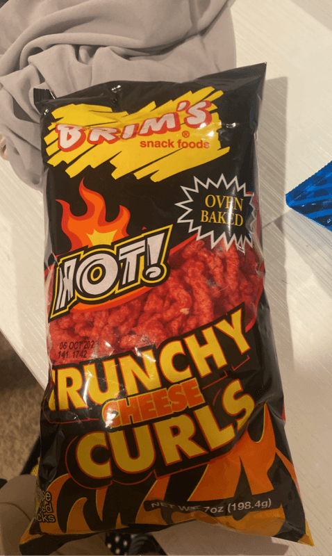 Brim'S Snack Foods Hot Crunchy Cheese Curls
