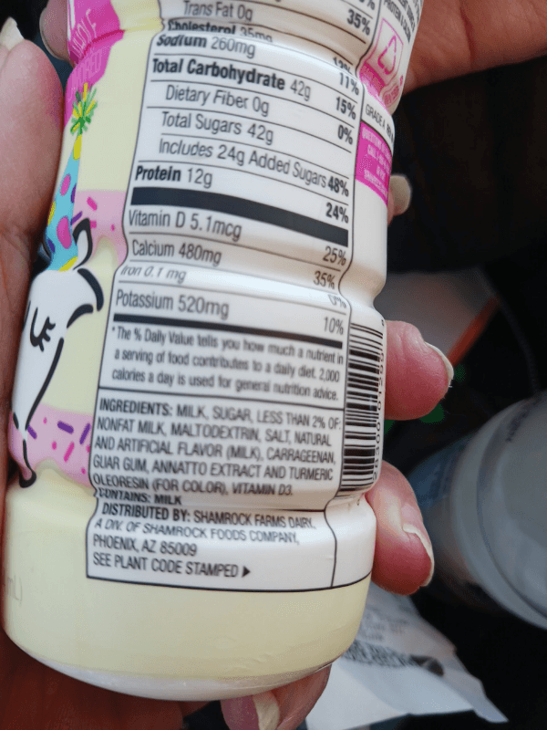 Shamrock Farms Limited Edition Birthday Cake Flavor