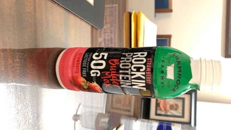 Shamrock Farms Strawberry Flavored Rockin' Protein Builder Max