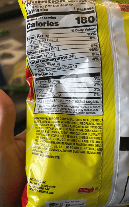 Funyuns Flamin' Hot Flavored Onion Rings