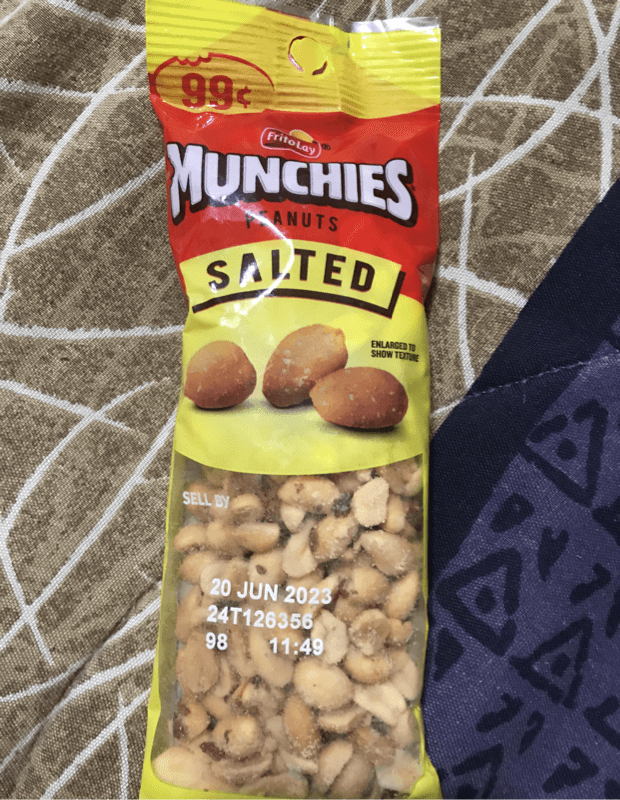 Frito Lay Munchies Peanuts Salted