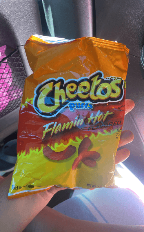 Frito Lay Cheetos Flamin' Hot Flavored Puffs