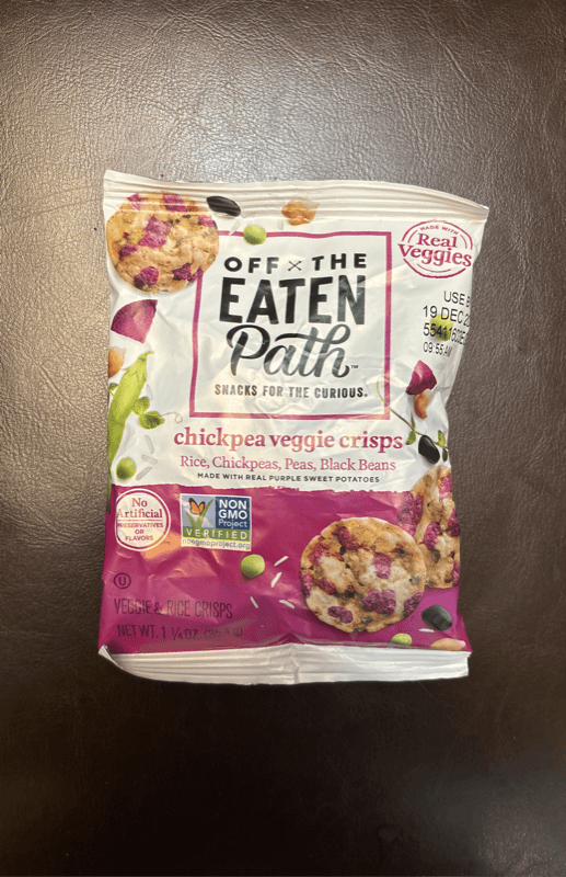 Off The Eaten Path Chickpea Veggie Crisps